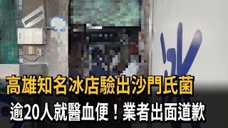 高雄知名冰店驗出沙門氏菌　逾20人就醫血便！業者出面道歉－民視新聞