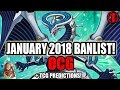 Yu-Gi-Oh! OFFICAL JANUARY 1st 2018 BANLIST! + PREDICTIONS FOR THE TCG! (OCG BANLIST 2018)