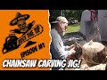 CHAINSAW CARVING FOR BEGINNERS / JUST THE TIP : Episode 1 CHAINSAW CARVING JIG