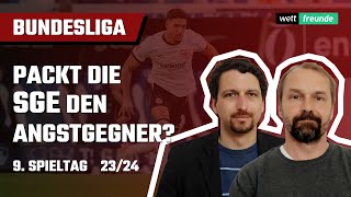 Bundesliga Tipps zum 9. Spieltag ⚽ Packt die SGE den Angstgegner?