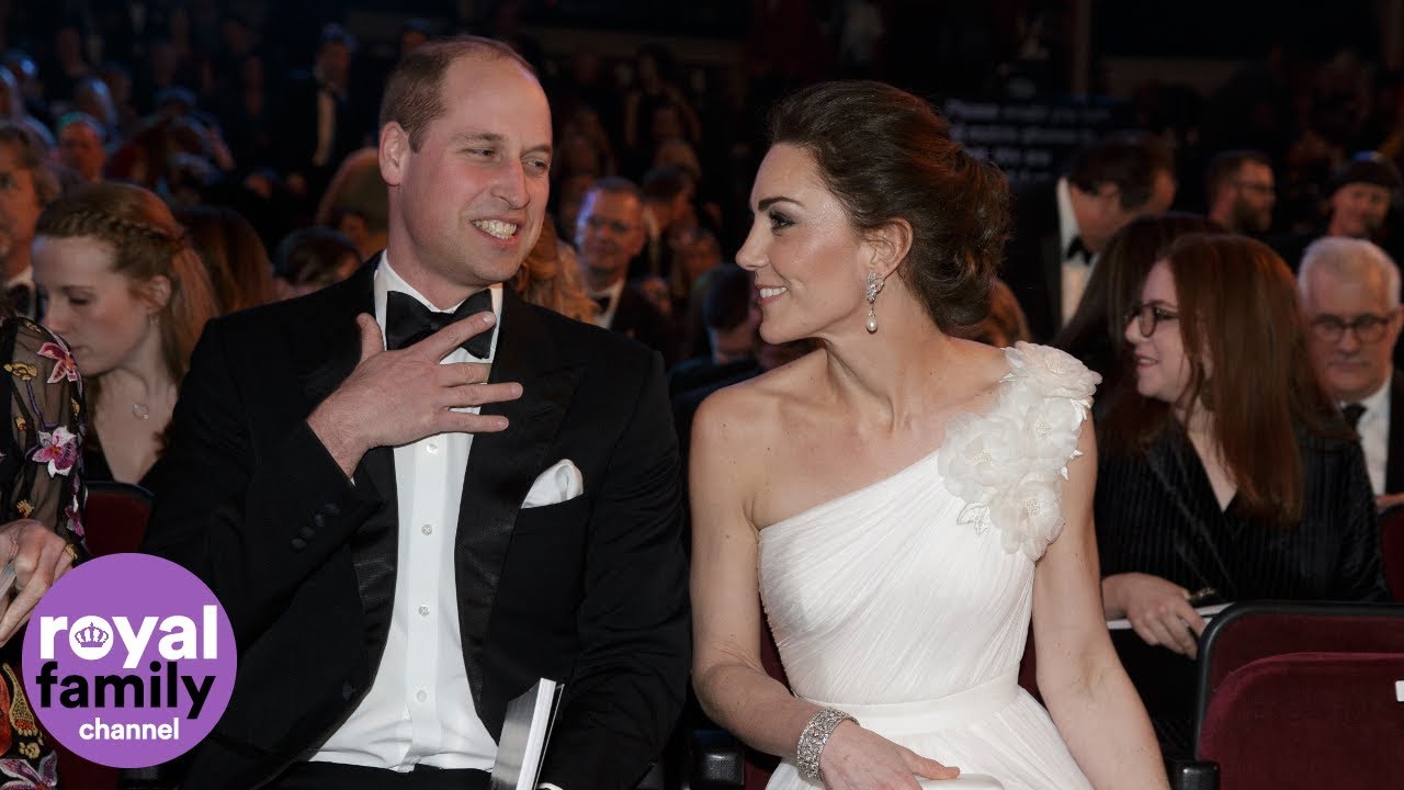 The Duke And Duchess Of Cambridge Arrive At BAFTAs - YouTube