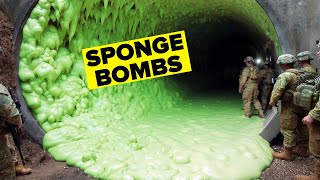 How Israel Used “SPONGE BOMBS” in Hamas' Tunnels