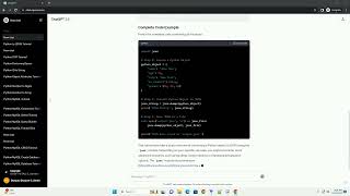 python object to json online