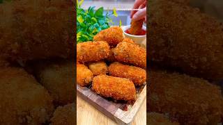 Chicken Croquettes Recipe (Ramadan Special) | #trendingshorts #ramadanspecial #iftarspecial