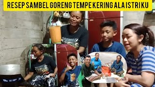 Resep sambel goreng tempe kering ala istriku