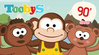 Canciones infantiles, un elefante se balanceaba, Las mejores canciones infantiles, Toobys