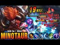 Minotaur 19 Kills!! Insane One Shot Damage Build!! - Build Top 1 Global Minotaur ~ MLBB