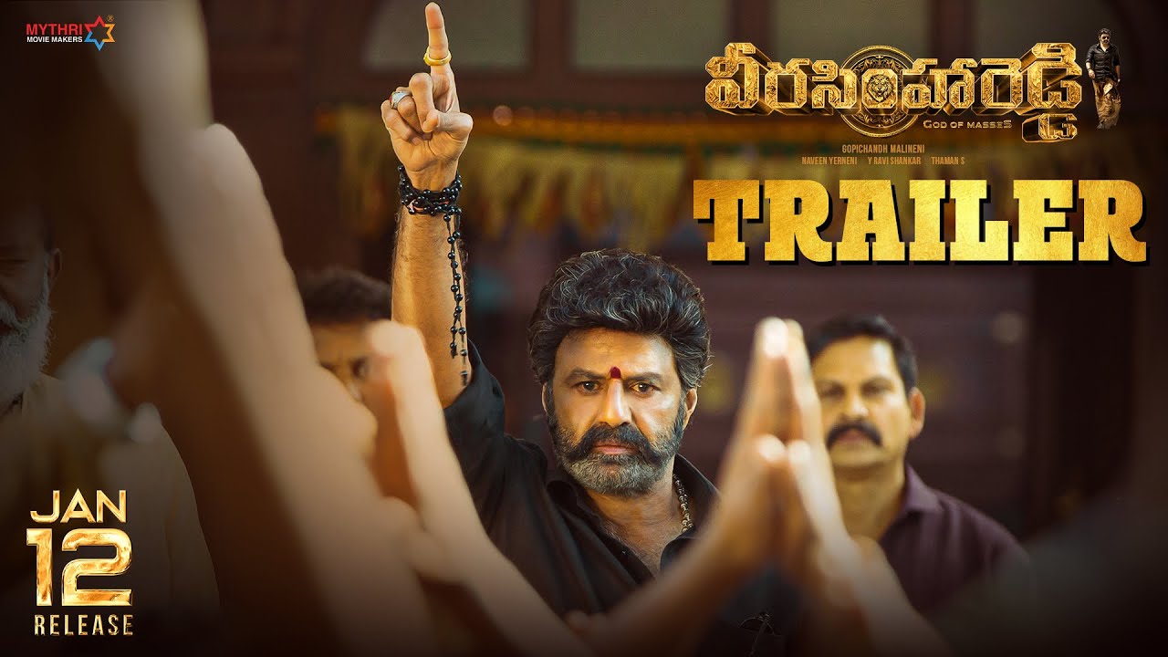 Veera Simha Reddy Trailer | Nandamuri Balakrishna | Gopichand Malineni ...