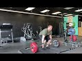 5x600 lbs 272.5 kg beltless deadlift