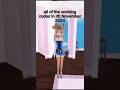 All of the working codes in Dress to impress November 2024 | #dti #roblox #emilyplaysroblox