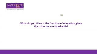 MA Educational Leadership in Practice Webinar: Educational Leadership and Global Crises