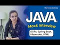 Java Interview Question | One Of The Best Mock Interview For Freshers | Kiran Sir