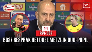 Bosz sprak na 1-1 tegen Dortmund met Julian Brandt: 'Hij heeft me verteld wat hij van PSV vond'
