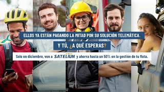 Sólo en diciembre, ven a Sateliun y ahorra hasta un 50% en la gestión de tu flota.