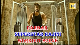 Darbar  Superstar Rajini workout scene HD