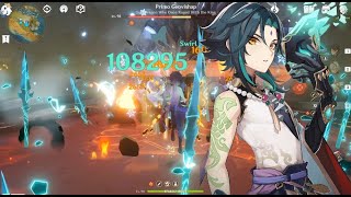 Genshin Impact - Lv90 C6 Xiao Damage Showcase