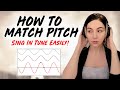 HOW TO MATCH PITCH