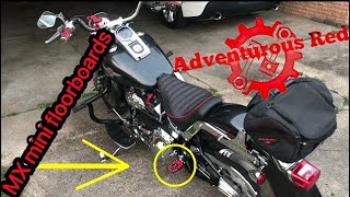 Installing MX mini passenger floorboards on my softail