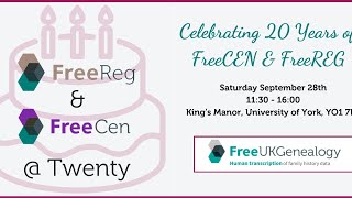 Free UK Genealogy 2019 Meeting - Part One
