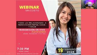 WEBINAR de Renovaciones Repse, Bloqueos, Ampliaciones y Cancelaciones.