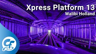 Xpress: Platform 13 front seat on-ride 5K POV @60fps Walibi Holland