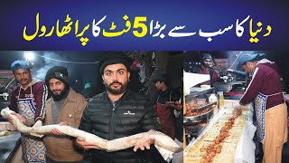 The World's Biggest 60 inch Paratha Roll