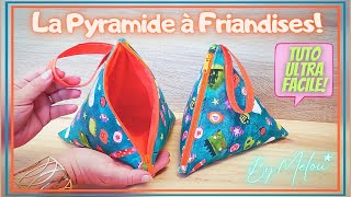 Ultra Easy #DIY Tutorial #HALLOWEEN: My Tips for Sewing the PYRAMID CANDY Pouch 👻🥰