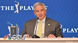 Jay Monahan talks potential PGA-LIV merger, 2024 schedule | Live From The Players | Golf Channel