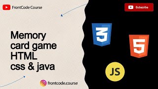create Memory card game by Html, Css, JavaScript - FrontCode Course