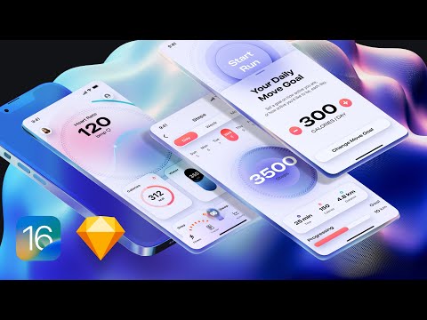 Fitness App UI Design in Sketch – Complete iOS 16 Navigation Course