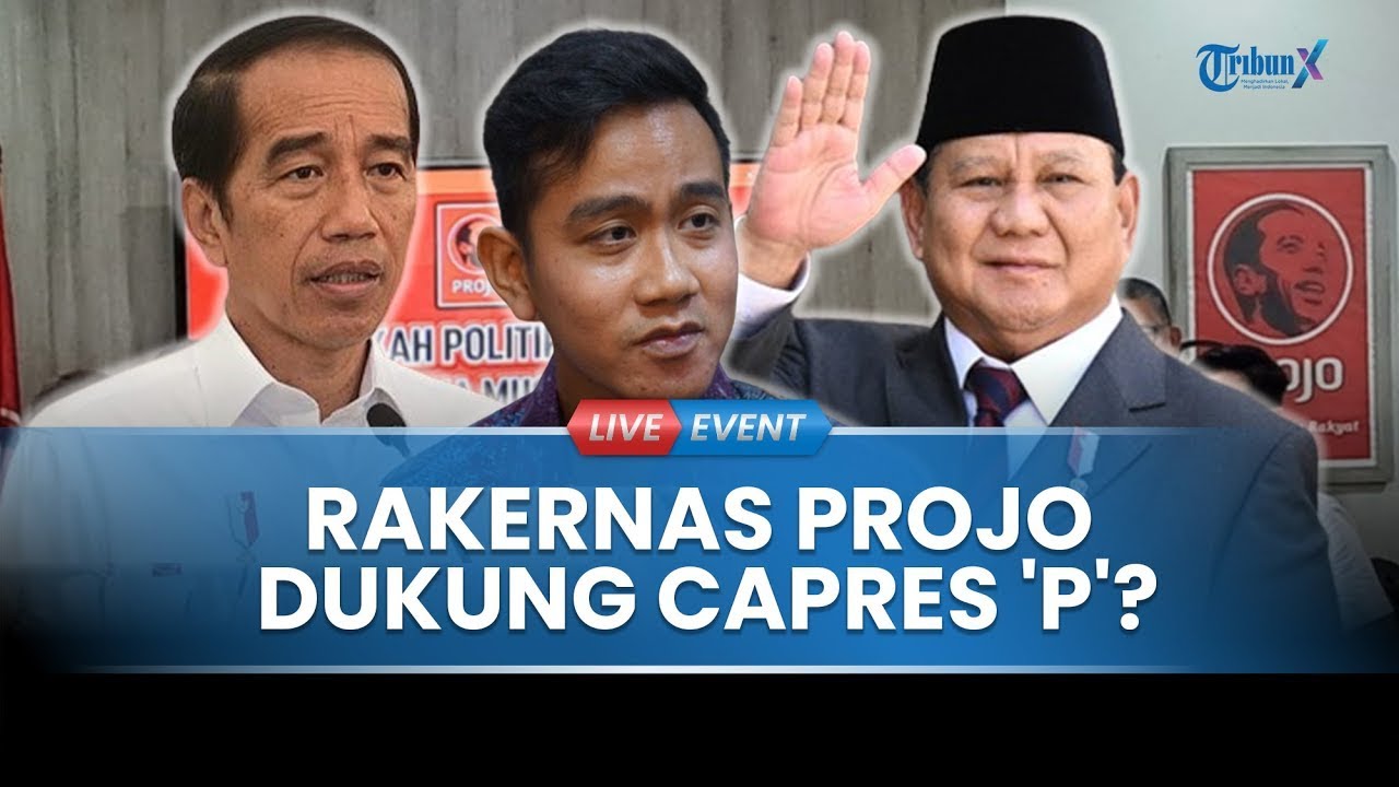 🔴LIVE Rakernas Projo Akan Deklarasi Dukung Capres 'P' Dan Cawapres Di ...