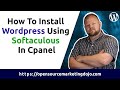 How To Install Wordpress Using Softaculous In Cpanel