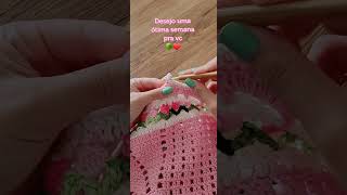 Crochetando.. uma ótima semana pra todos ✨️🧶 #crochet #croche