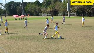 Weston FC 07 U16 Reserves overcomes Greater Boca SFFA 07 3/5/2023