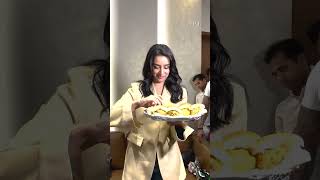 Birthday Girl Shraddha Kapoor Relishes Vada Pav And Cake