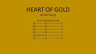 Heart of Gold by Neil Young - Easy chords and lyrics