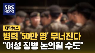 병력 '마지노선' 무너진다…대한민국 '발등의 불' (자막뉴스) / SBS