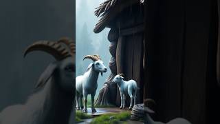 जंगल में बकरी और उसका बच्चा 🐐| Goat and Its Kid in the Forest | TFX ARUN | #story #ai #goat #shorts