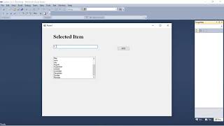 A Form to Demonstrate Use of Methods and Properties of Listbox|visual Basic|Visual Studio-2010