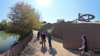 VR360 Rivertown Shortcut 8K (10-11-2024) - Silver Dollar City (Insta360 X4)