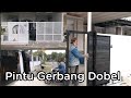 Cara Membuat Pintu Gerbang Sliding Dobel