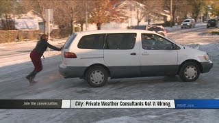 WOWT Reports on Clash Over Icy Streets