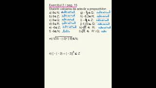 Exercițiul 2 / pag 15 - Matematică 8 (partea I), Ed. Paralela 45