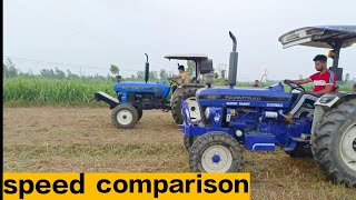 new Holland 3600-2 super VS farmtrac 45 SPEED COMPARISON