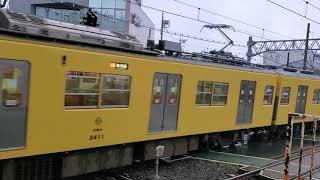 廃車間近？西武2411f+2007f小平駅発車　＃西武鉄道2000系。うち2411Fは既に廃車