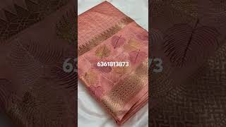 tusser silk saree#monithafashion