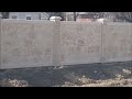 rhinorock concrete fence installed for lehi city