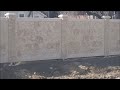 rhinorock concrete fence installed for lehi city