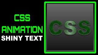 CSS "Shiny" Text Animation: CSS Gradient Pattern Fill (CSS Animation)