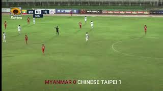 Myanmar Vs Chinese Taipei || 2020 AFC U-16 Championship Qualification